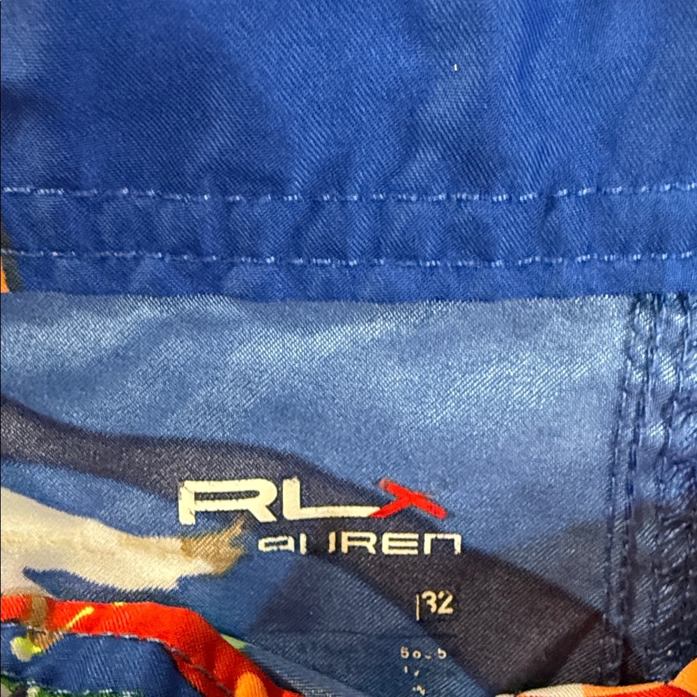 Polo Ralph Lauren RLX Swimsuit Swim Shorts w/ Sailboat Scene 32 - Picture 2 of 4